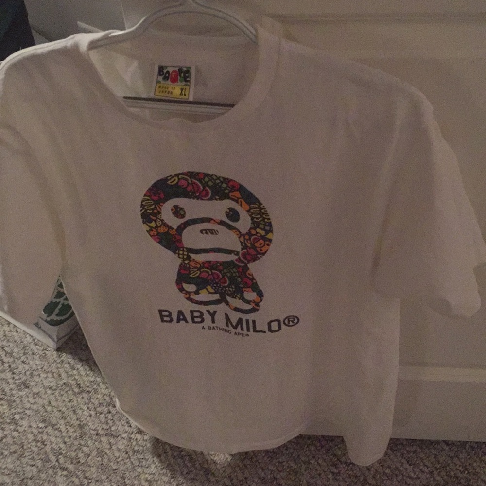 Men’s Bape baby milo t shirt